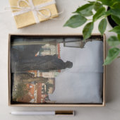 Prager Burgblick von der Karlsbrücke, Tschechien R Seidenpapier (Geschenk)