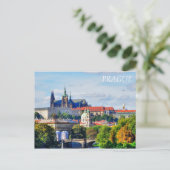 Prager Burgpanorama Postkarte (Stehend Vorderseite)