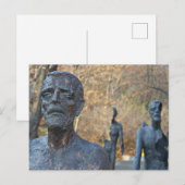 Prager Denkmal Postkarte (Vorne/Hinten)