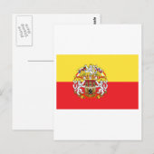 Prager Flagge Postkarte (Vorne/Hinten)