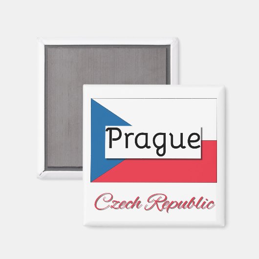 Prager Flaggenmagnet Magnet (Vorderseite/Rückseite)