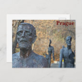 Prager Gedenkstätte Postkarte (Vorne/Hinten)