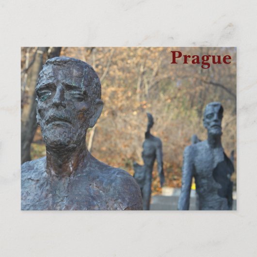 Prager Gedenkstätte Postkarte (Vorderseite)