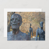 Prager Gedenkstätte Postkarte (Vorne/Hinten)