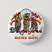 Prager Grafikdesign Button (Vorderseite)