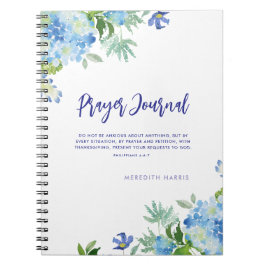 Prager Journal Modern Watercolor Floral Notebook Notizblock