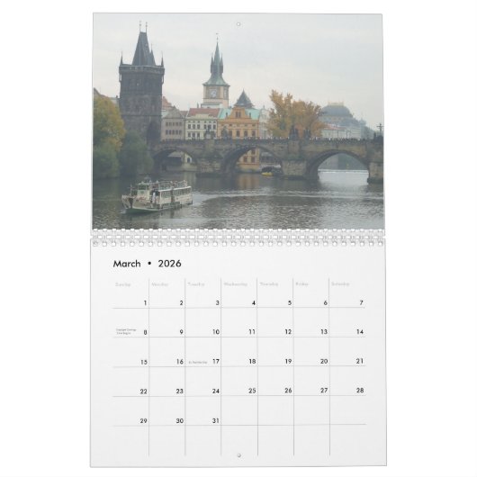 Prager Kalender 2021 (Mär 2026)