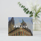 Prager Kathedrale Postkarte (Stehend Vorderseite)