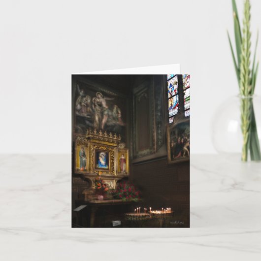 Prager Kirche Dankeskarte (Vorderseite)