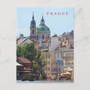 Prager Kirchenansicht Postkarte