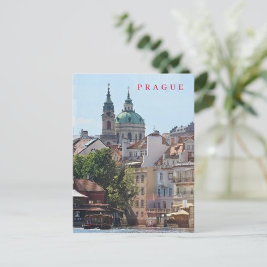 Prager Kirchenansicht Postkarte (Stehend Vorderseite)