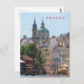 Prager Kirchenansicht Postkarte (Vorne/Hinten)