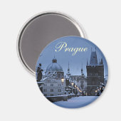Prager Kühlschrankmagnet (Vorderseite/Rückseite)