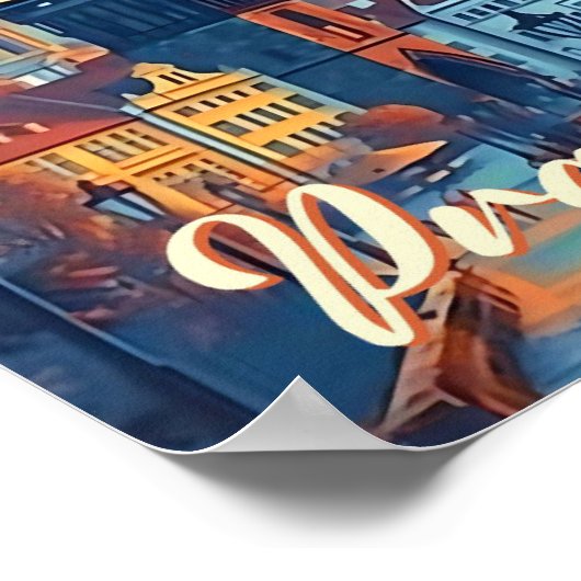 Prager Kunstausstellung Poster (Ecke)