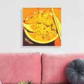 Prager Laksa Malaysischer Feinschmecker Leinwanddruck (Insitu (Wohnzimmer))