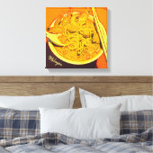 Prager Laksa Malaysischer Feinschmecker Leinwanddruck (Insitu (Schlafzimmer))