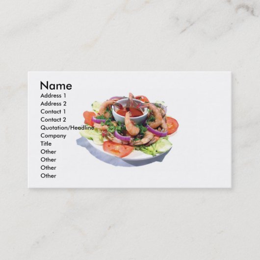 Prager Platter-Visitenkarte Visitenkarte (Vorderseite)