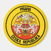 Prager RundEmblem Magnet (Vorne)