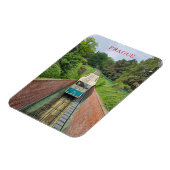 Prager Standseilbahn Kühlschrankmagnet Magnet (Linke Seite)