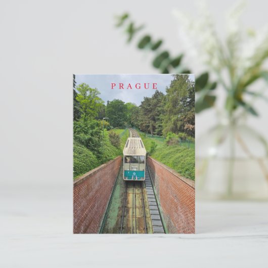 Prager Standseilblick Postkarte (Stehend Vorderseite)