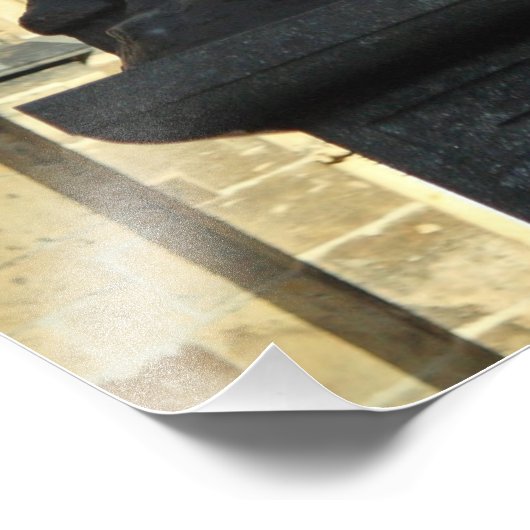 Prager Statue Fotodruck (Ecke)