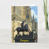 Prager Statue Karte (Vorderseite)