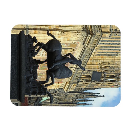 Prager Statue Magnet (Horizontal)