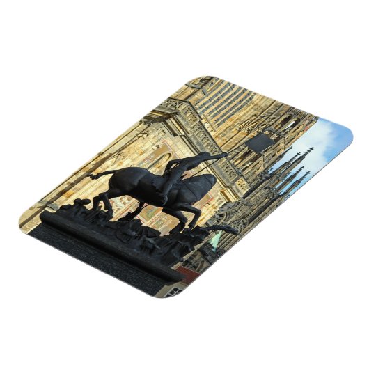 Prager Statue Magnet (Linke Seite)