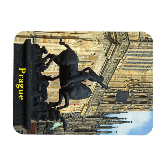 Prager Statue Magnet (Horizontal)