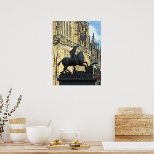Prager Statue Poster (Küche)