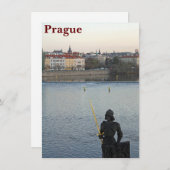 Prager Statuenkarte (Vorne/Hinten)