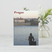 Prager Statuenkarte (Stehend Vorderseite)