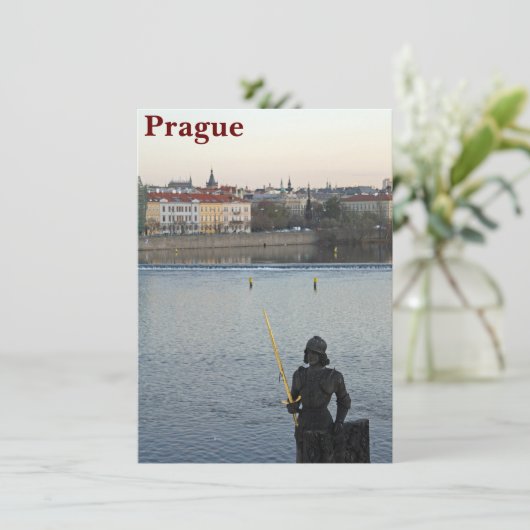 Prager Statuenkarte (Stehend Vorderseite)