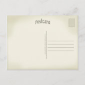 Prager Vintager Stil Postkarte (Rückseite)