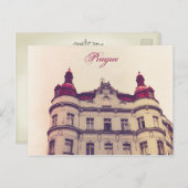 Prager Vintager Stil Postkarte (Vorne/Hinten)