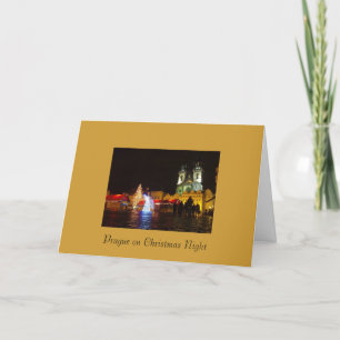 Prager Weihnachtskarte Feiertagskarte