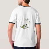 Prägestempel von Kawanabe Kyosai T-Shirt (Rückseite)