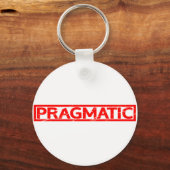 Pragmatische Briefmarke Schlüsselanhänger (Vorderseite)