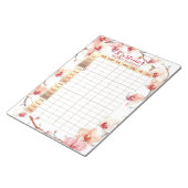 Pragmatischer Plan für Orchids Notizblock (angewinkelt)