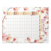 Pragmatischer Plan für Orchids Notizblock (Vorderseite)