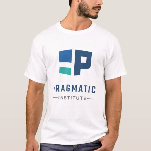 Pragmatisches Institut-Men schlichter weißer Tee (Vorderseite)