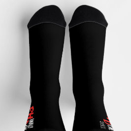 Prägnant gemacht - Design für Black PHD-Abschluss Socken