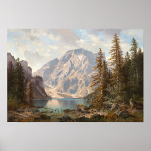Pragser - Wildsee mit dem Seekofel Tirol (1896) Poster