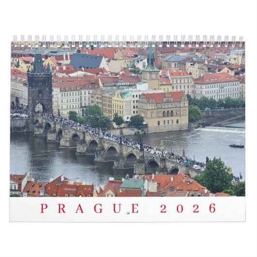 Prague 2026 calendar kalender (Titelbild)