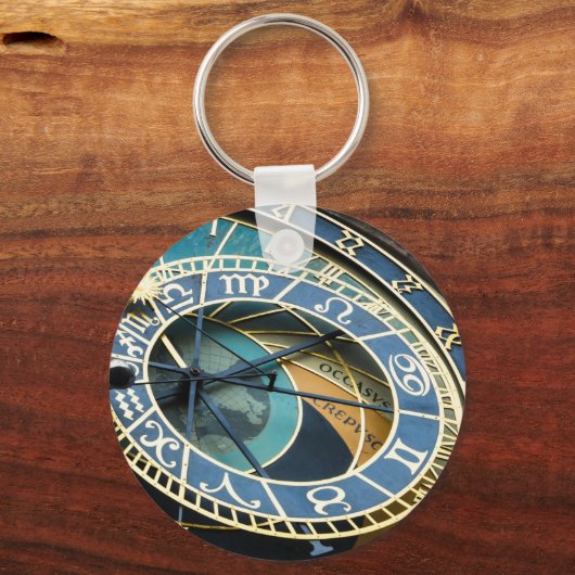 Prague Astronomical Clock Keychains Schlüsselanhänger (Vorderseite)