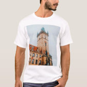 Prague Astronomical Clock, Old Town Square Czechia T-Shirt (Vorderseite)