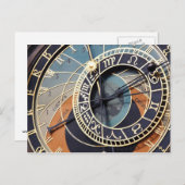 prague astronomical clock postcard postkarte (Vorne/Hinten)