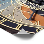 Prague astronomisches Uhr-Poster Poster (Ecke)
