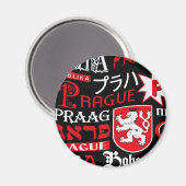 Prague Bohemia Magnet (Vorderseite/Rückseite)