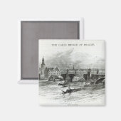 Prague Bridge, from 'Leisure Hour', 1891 Magnet (Vorderseite/Rückseite)